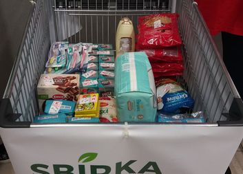 Výsledky sobotní Sbírky potravin