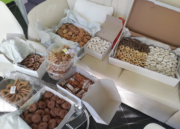 Poděkování dobrovolnicím za cukroví pro potřebné rodiny