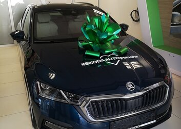 Darované auto od ŠKODA AUTO a.s.